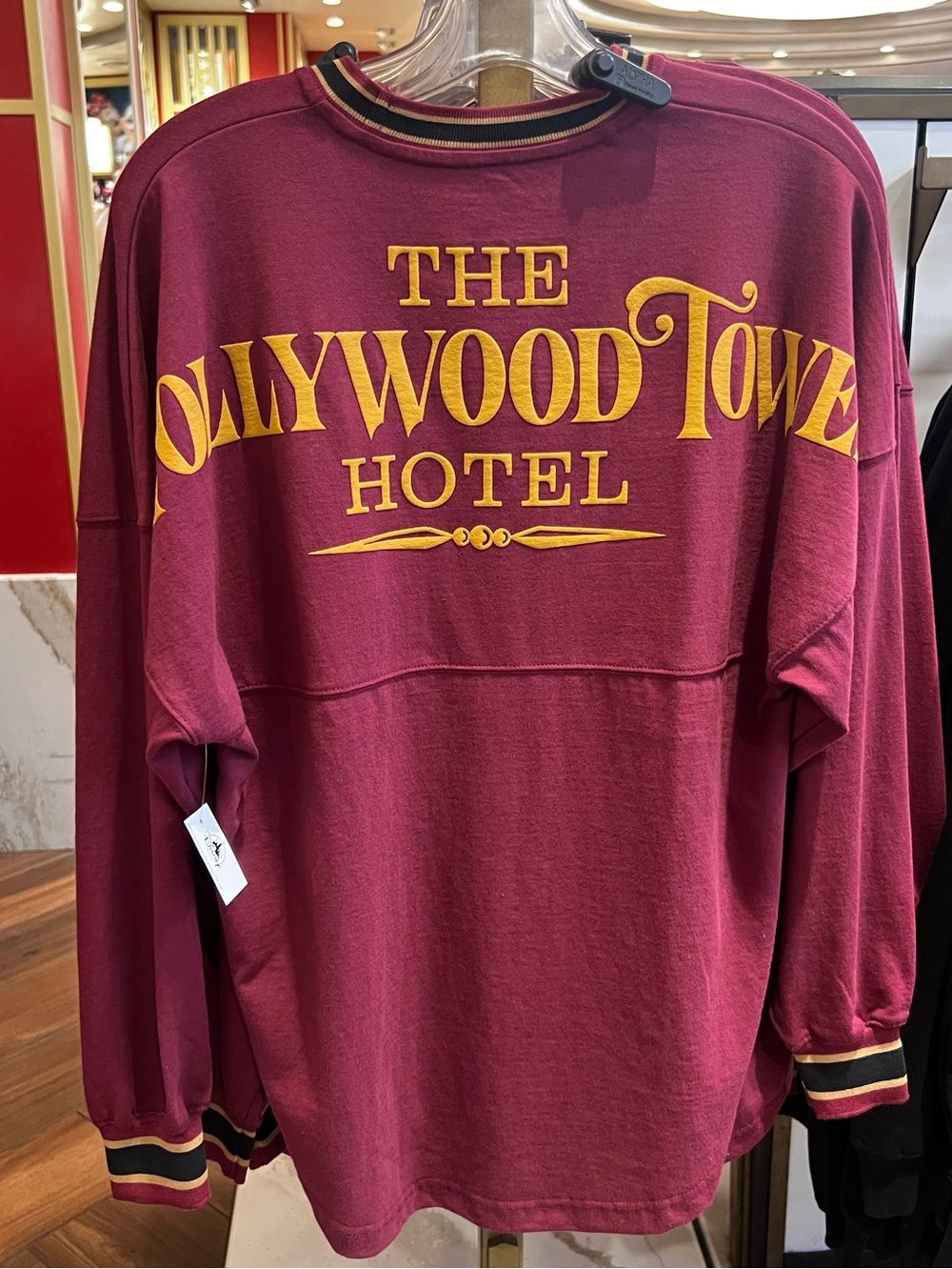 Disney Parks 2026 Hollywood Tower of Terror Hotel Adult Spirit Jersey NEW - Picture 2 of 3